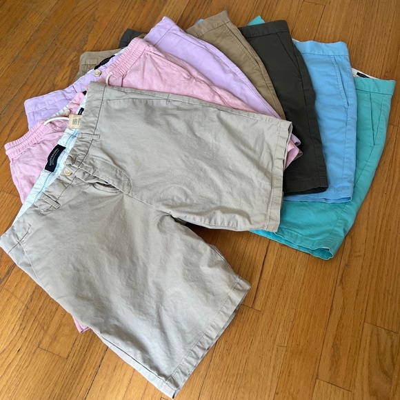 Lot of name brand mens shorts - 7 pairs - Scotch and Soda and Penguin - Size 29